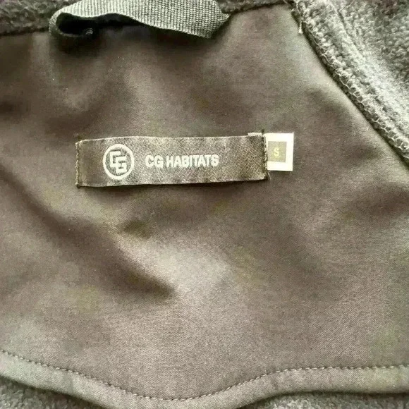CG Habitats Standard Tech Zip Hoodie Jacket Black NWT Women Size Small - Picture 8 of 13